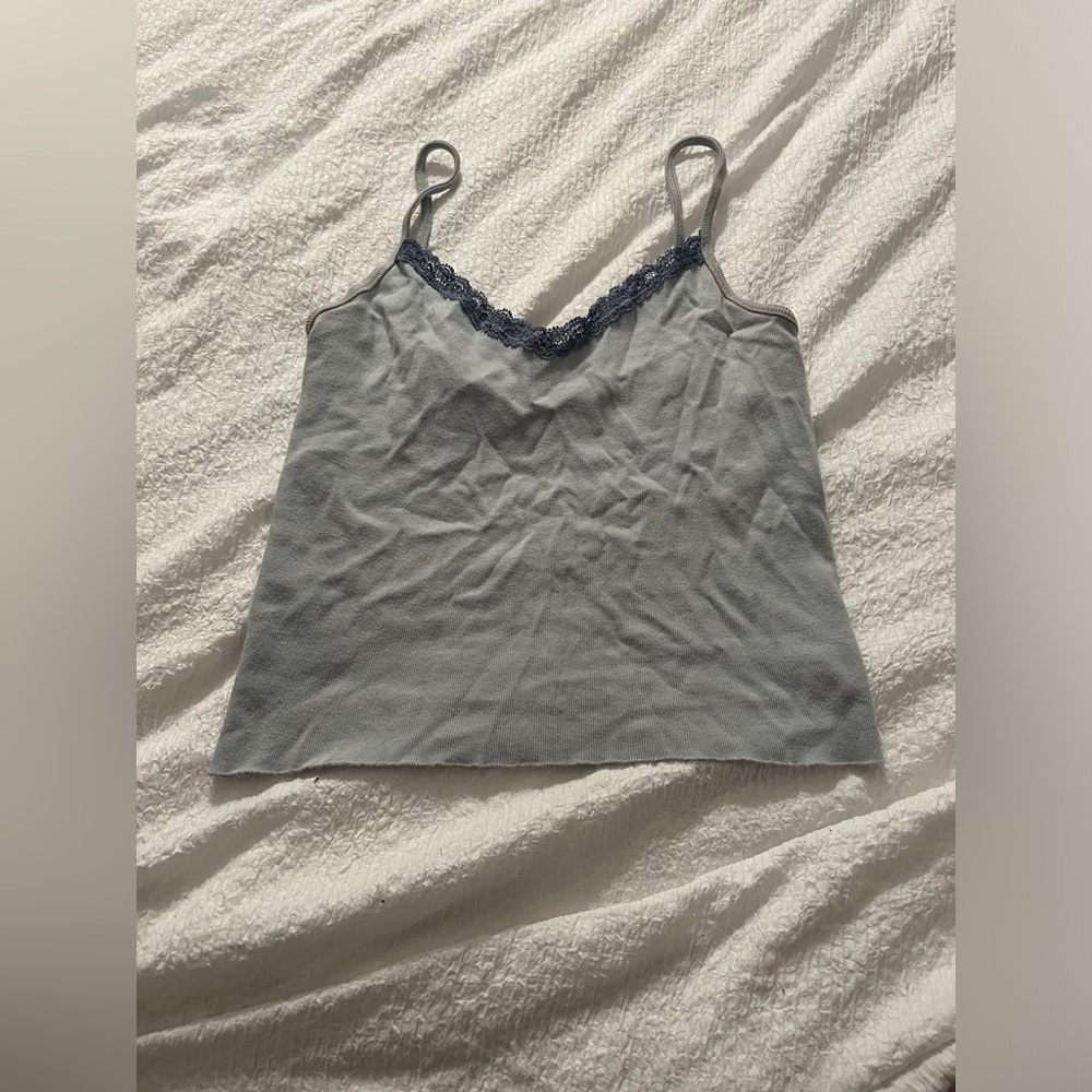 Brandy Melville Gray Sleeveless Camisole Top